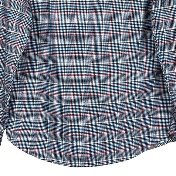 Old Navy Menswear Plaid Flannel Shirt Men’s Medium 100% Cotton - Picture 7 of 13